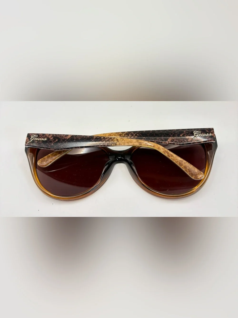 Guess GU7191 Brown Oval Sunglasses Frames Only